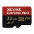 Sandisk MicroSDHC Extreme Pro 32GB 100mb / 90mb,U3,V30,A1_