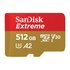 Sandisk MicroSDXC Extreme 512GB 190/130 Mb/s - A2 - V30_