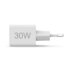 Hama Snellader 1x USB-C PD 1x USB-A QC Mini-oplader 30 W Wit_